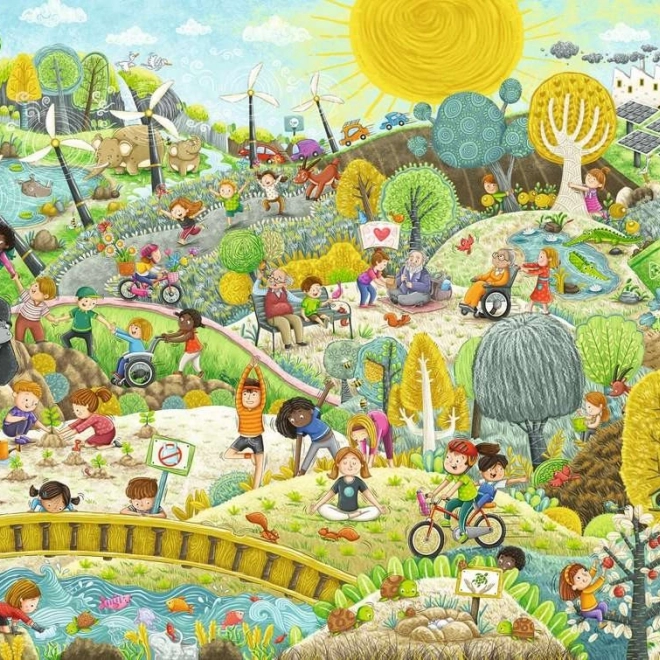Puzzle Sostenibilità XXL 200 pezzi