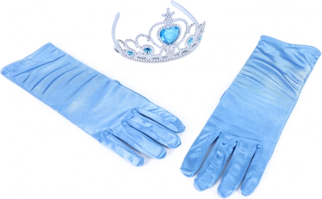 Set principessa – guanti con corona