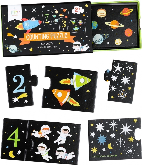 Puzzle di abbinamento di A Little Lovely Company – Universo