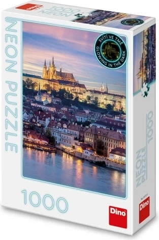 Puzzle Dino Hradčany neon 1000 pezzi