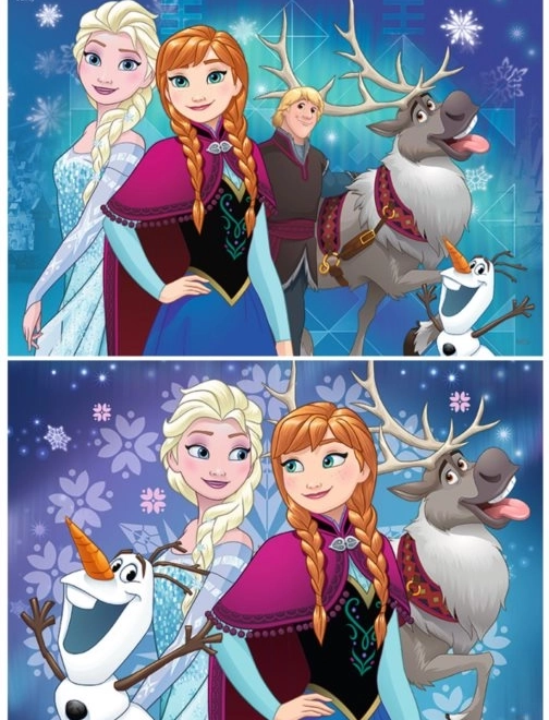 Puzzle 2×24 RAVENSBURGER Frozen – Amici