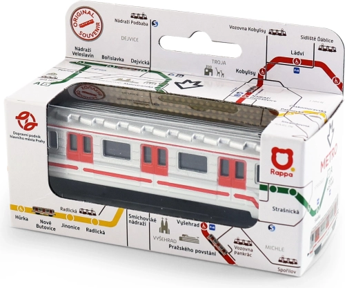 Mini set metropolitana in metallo 8 cm
