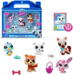 Littlest Pet Shop set da collezione invernale Besties – 5 animalini