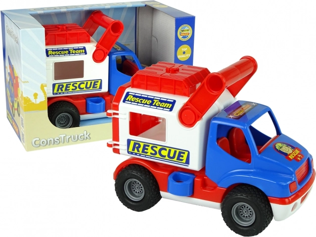 Auto di soccorso ConTruck blu‑bianco POLESIE