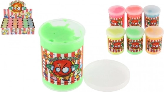 Slime scoreggione 80 g – massa divertente per bambini, mix di 6 colori
