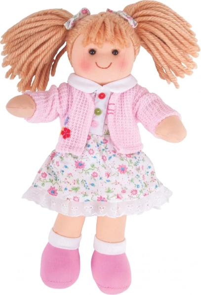 Bigjigs Toys bambola di stoffa Poppy 28 cm
