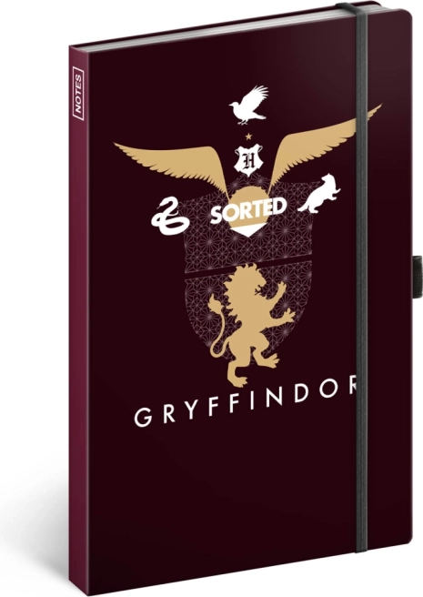 Taccuino Harry Potter Grifondoro, a righe 13 × 21 cm