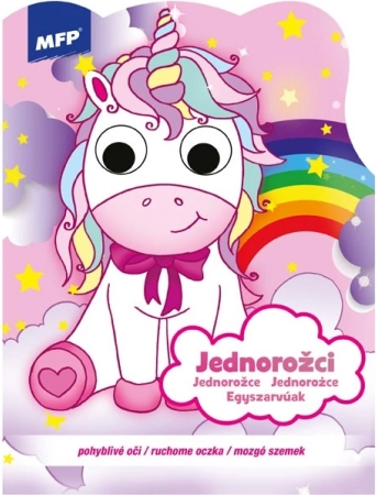 Libri da colorare con unicorni con occhi mobili