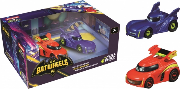 Auto a trazione CARRERA Pull & Speed BATWHEELS – Bam e Redbird 1:43