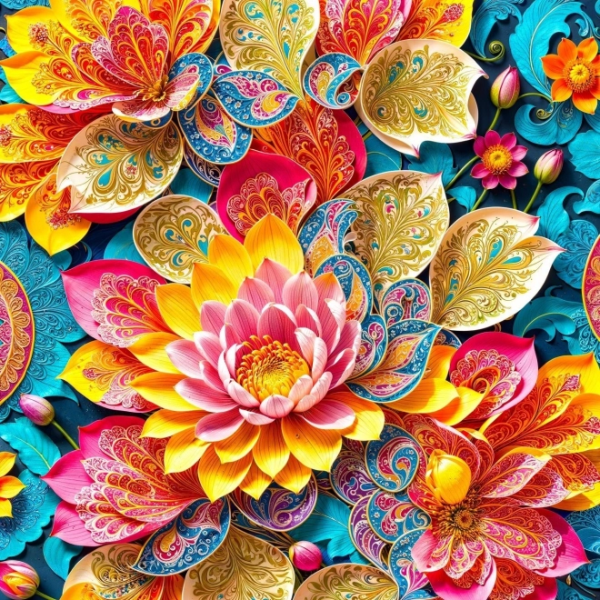 Goditi il puzzle Linee d'acqua Eleganti 1000 pezzi