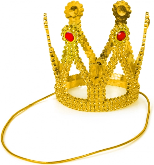 Corona d'oro con gemme per principesse e regine