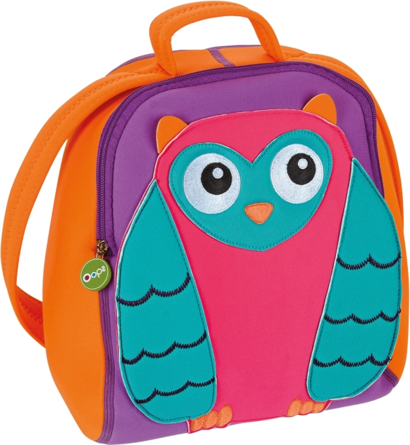 Zainetto per bambini con motivo gufo 30 cm