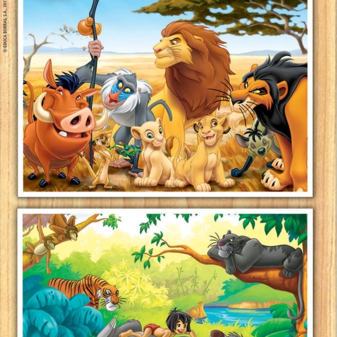 Puzzle in legno Disney amici animali