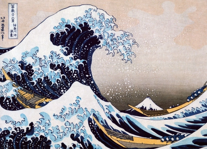 Puzzle La Grande Onda di Kanagawa 1000 pezzi EUROGRAPHICS