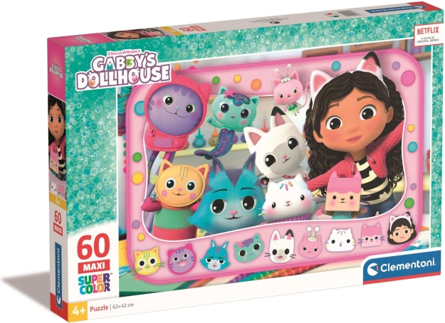 Puzzle maxi 60 pezzi GABBY'S DOLLHOUSE – CLEMENTONI