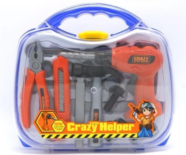 Set di attrezzi per bambini in valigetta