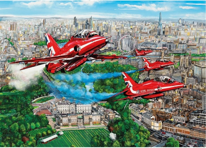 Puzzle Red Arrows su Londra 1000 pezzi