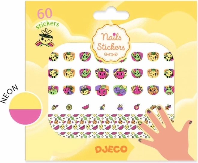 Adesivi per unghie Frutta DJECO