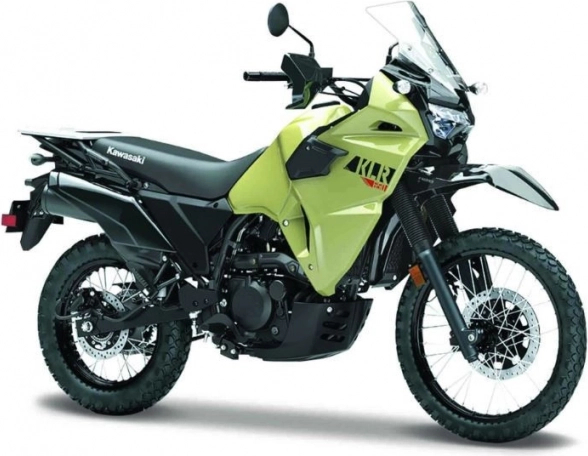 Modellino in metallo della moto Kawasaki KLR 650 1:18