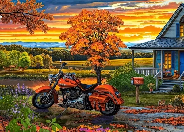 Puzzle Castorland Corsa autunnale 500 pezzi