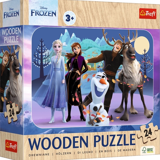 Puzzle in legno Regno di Ghiaccio 24 pezzi