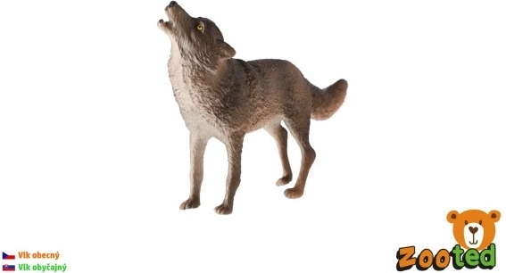 Figura di lupo in plastica