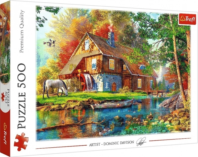 Puzzle 500 pezzi – casetta sul fiume TREFL