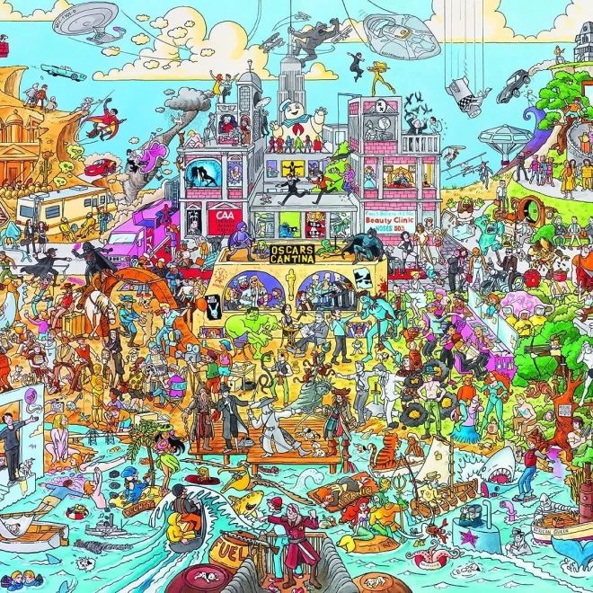 Puzzle 1500 pezzi Hollyworld