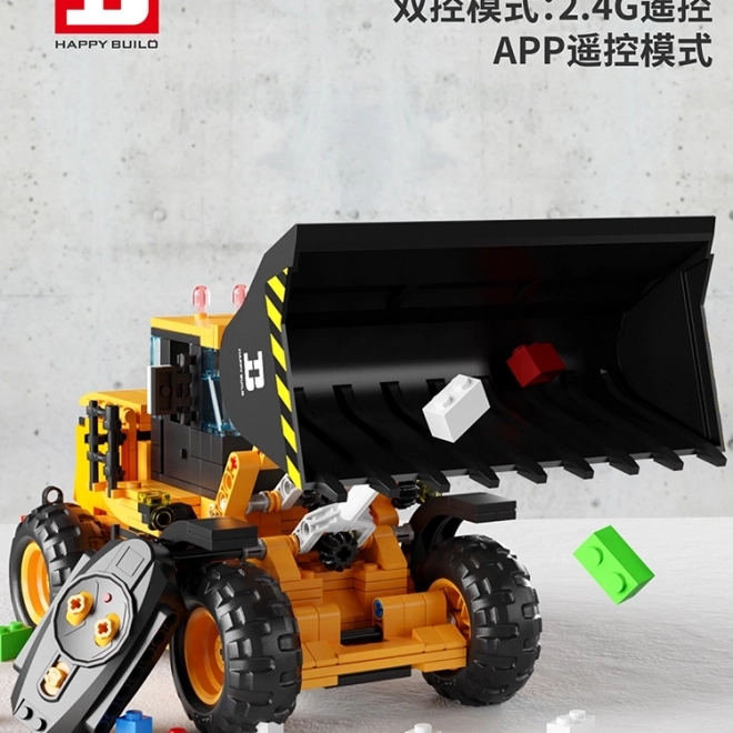 kit bulldozer 653 pezzi con telecomando