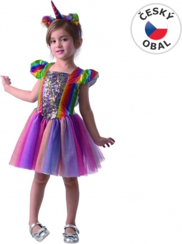 Abito di Carnevale Unicorno per Bambini 92-104 cm