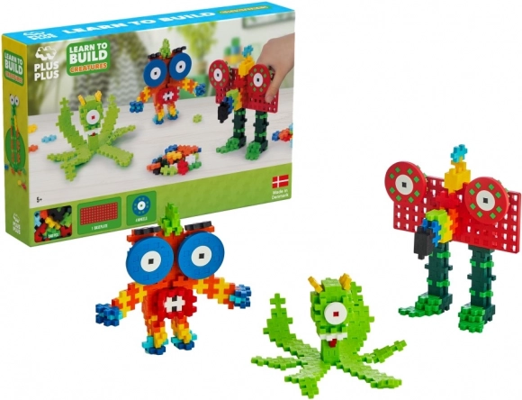 Plus-Plus Set Creativo Impara a Costruire Mostri