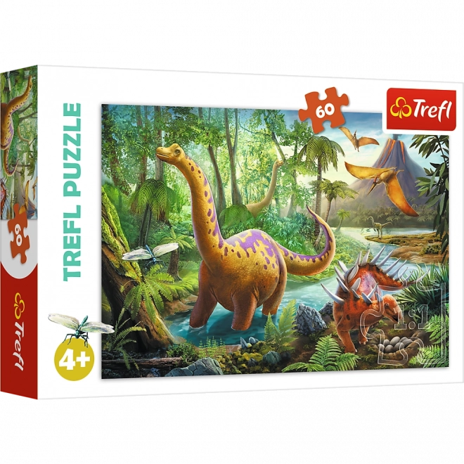 Puzzle Trefl Dinosauri 60 pezzi