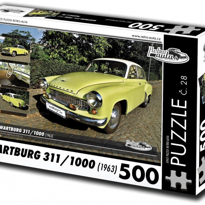 Puzzle Retro Auto - Wartburg 311,1000 del 1963