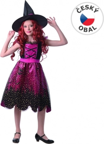 Abito da carnevale da strega per ragazze 110–120 cm