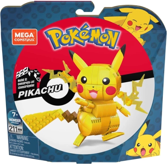 Mega Construx costruisci e esponi Pokémon – Pikachu