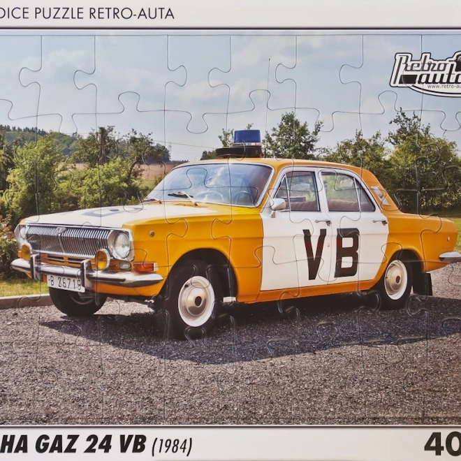 Puzzle Retro Auto Volga GAZ 24 VB 1984