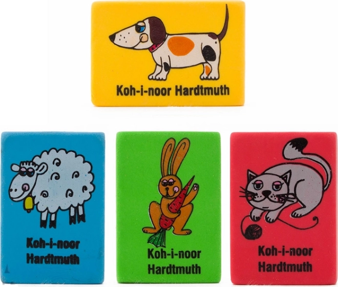 Gomma plastica KOH-I-NOOR Animali, 1 pz (assortito)