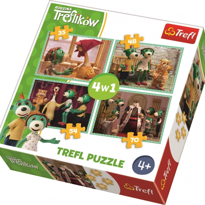 Puzzle Treflíci 4 in 1 con diversi livelli di difficoltà