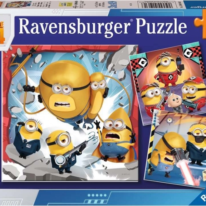 Puzzle Minions 3x49 pezzi