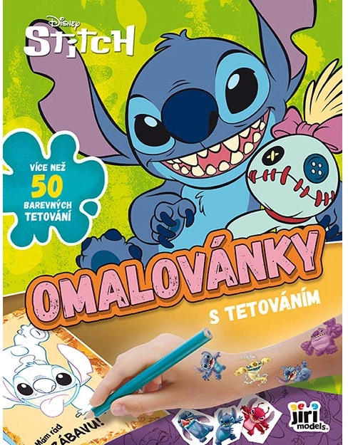 Album da colorare con tatuaggi LILO & STITCH