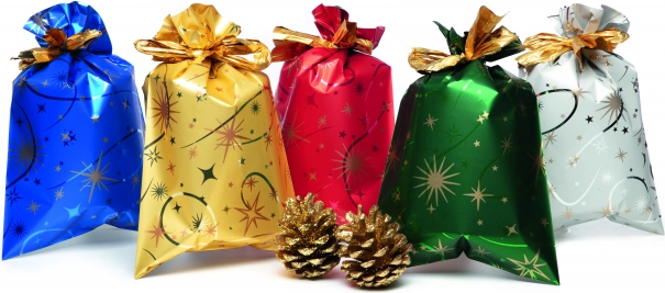 Sacchetto di Cellophane Stelle 20x35 cm