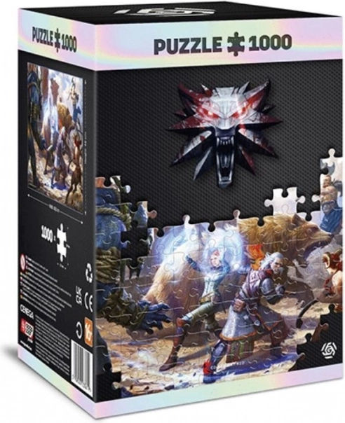 Puzzle GOOD LOOT The Witcher – Geralt e Triss in battaglia 1000 pezzi