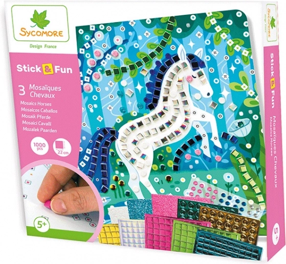 Stick & Fun - mosaico cavalli