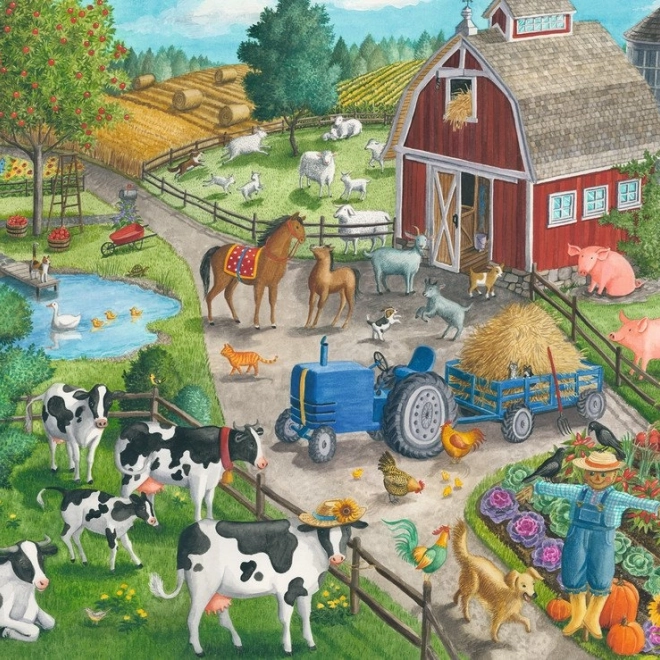 Puzzle A Casa nella Fattoria 60 pezzi RAVENSBURGER