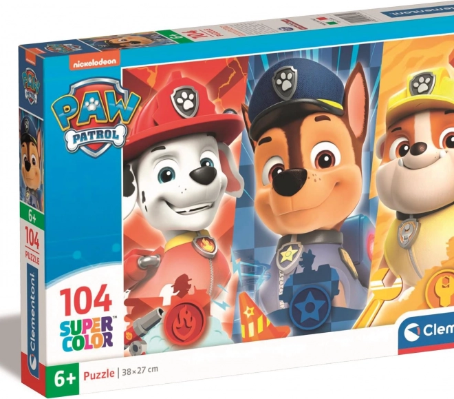 Puzzle da 104 pezzi con motivo Paw Patrol di Clementoni