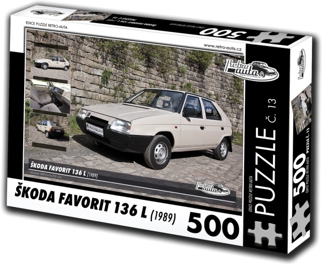 Puzzle RETRO-AUTA Škoda Favorit 136 L 500 pezzi