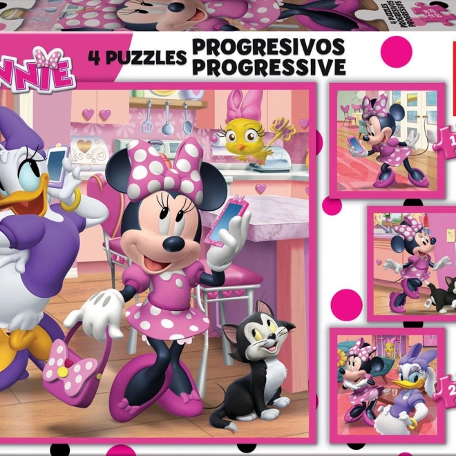 Puzzle Minnie e Daisy da Educa 4v1