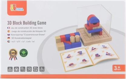 kit di costruzione 3D in legno Montessori VIGA