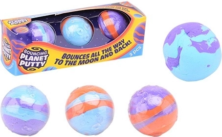 Palline rimbalzanti in schiuma Pianeti – set da 3 pezzi