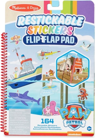 PAW PATROL adesivi riposizionabili flip-flap – missione nella baia